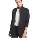 Athleta Jackets & Coats | Athleta Venice Textured Blazer Ponte Black Jacket | Color: Black/Gray | Size: 4