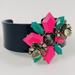 J. Crew Jewelry | J. Crew Statement Cuff Bracelet | Color: Blue/Pink | Size: Os