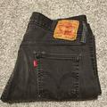 Levi's Jeans | Levis Jeans Mens 34x30 Black 514 Straight American Workwear Medium Wash Denim | Color: Black | Size: 34