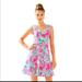 Lilly Pulitzer Dresses | Lilly Pulitzer Dahlia Dress Toucan Can Size Medium | Color: Pink/Silver | Size: M