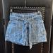 American Eagle Outfitters Shorts | American Eagle Belted Shorts | Color: Blue/White | Size: 00