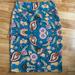 Lularoe Skirts | Lularoe Cassie Skirt Size Medium | Color: Blue/Green | Size: M