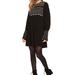 Free People Dresses | Free People Late Night Picnic Mini Dress | Color: Black | Size: M