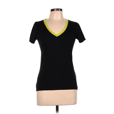 Zumba Wear Active T-Shirt: Black Color Block Activewear - Women's Size Large