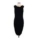 The Limited Casual Dress - Midi: Black Solid Dresses - Women's Size Large