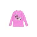 Shade Critters Rash Guard: Pink Stripes Sporting & Activewear - Kids Girl's Size 7