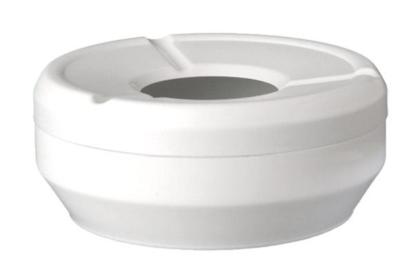 APS Wind-Aschenbecher Melamin Weiß Ø 10 cm Image