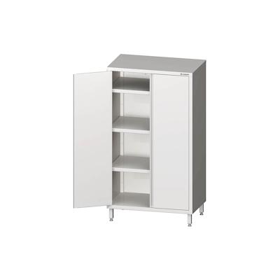 Stalgast Edelstahl Hochschrank mit Flügeltüren, 700x700x1800 mm, verschweißt Image