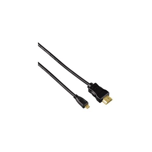 Hama HDMI 0.5m HDMI-Kabel 0,5 m HDMI Typ A (Standard) HDMI Typ D (Mikrofon) Schwarz