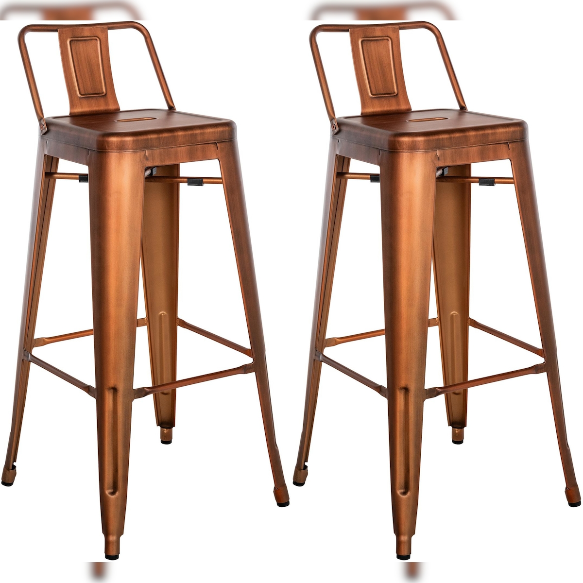 CLP 2er Set Barhocker Mason kupfer Image