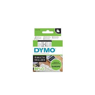 DYMO Original D1 Schriftband für Labelmanager, 6mm breite 7m Länge schwarz auf gelb S0720780