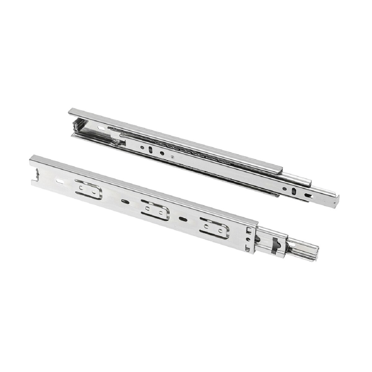 MS Beschläge Vollauszug verzinkt Schubladenauszug 45mm Höhe Teleskopauszug Kugelführung 700mm Image