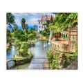 jigsaw 1000 pieces,Scenery of the Monte Palace Tropical Garden Funchal,jigsaw adults and kids puzzles difficulty jigsaw game role jigsaw educational game toy family decoration(75x50cm）-34