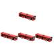 UPKOCH 4pcs Bus Model City Bus Toy Die-cast City Bus Cars Toys Kid Toy Kids Play Vehicle Toys Simulation Bus Toy Diecast Car Model Car Toys for Boys Gift Red Alloy Toddler Abs Plastic