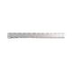 Silver Tie Slide Clip Sterling Silver Men's 5mm Diamond Cut Edge Hallmarked