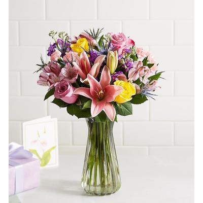 1-800-Flowers Flower Delivery Springtime Blossoms For Mom + Free Vase W/ Free Clear Vase