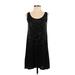 Eileen Fisher Casual Dress - A-Line Scoop Neck Sleeveless: Black Dresses - Women's Size Small