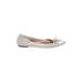 Aldo Flats: Silver Shoes - Women's Size 7 1/2 - Pointed Toe