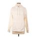 Athleta Pullover Hoodie: Ivory Solid Tops - Women's Size Medium