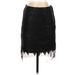 Worth New York Casual Skirt: Black Jacquard Bottoms - Women's Size 0