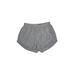 Nike Athletic Shorts: Gray Solid Activewear - Women's Size Large