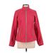 Eddie Bauer Track Jacket: Red Jackets & Outerwear - Women's Size Medium