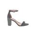 INC International Concepts Heels: Gray Shoes - Women's Size 9 - Open Toe