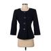 Banana Republic Factory Store Jacket: Short Blue Print Jackets & Outerwear - Women's Size 4