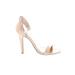 Madden Girl Heels: Ivory Print Shoes - Women's Size 7 1/2 - Open Toe