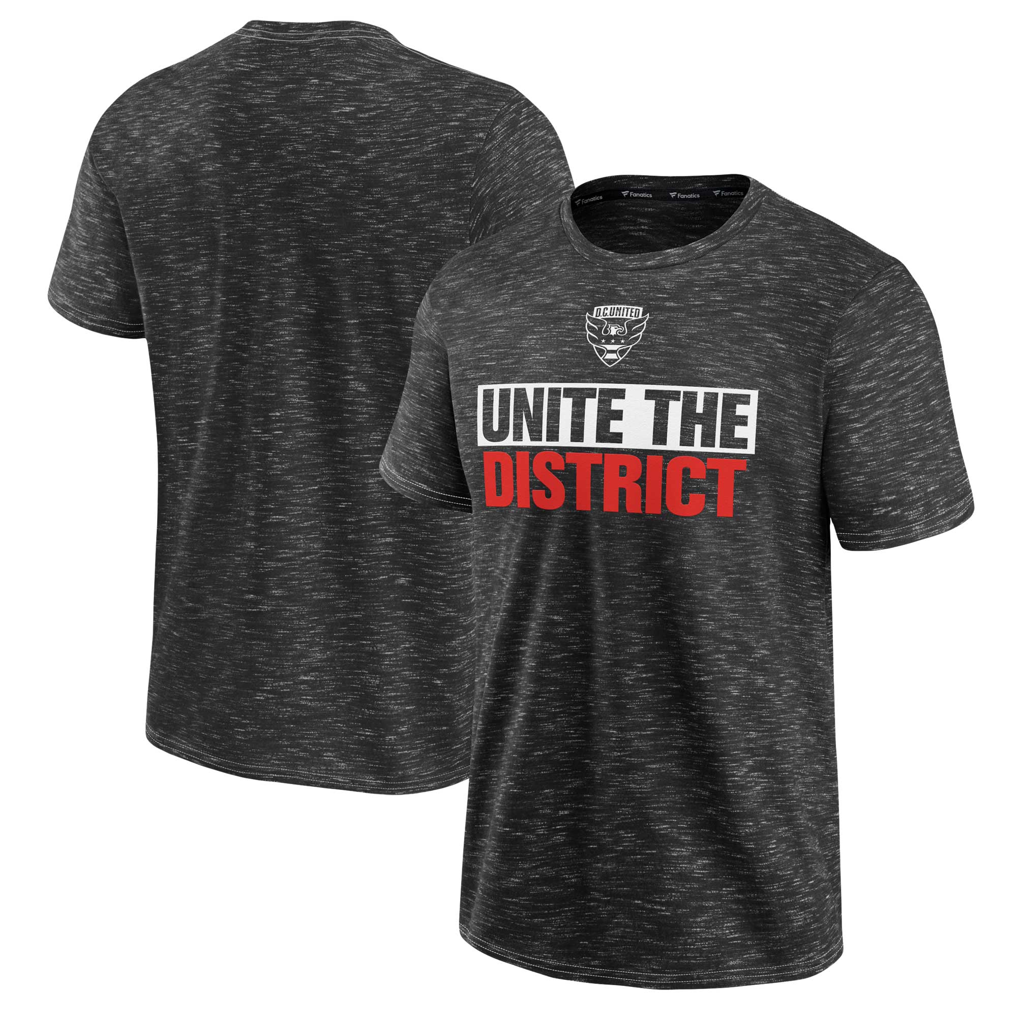 Charcoal D.C. United T-Shirt für Herren mit Fanatics-Logo Image