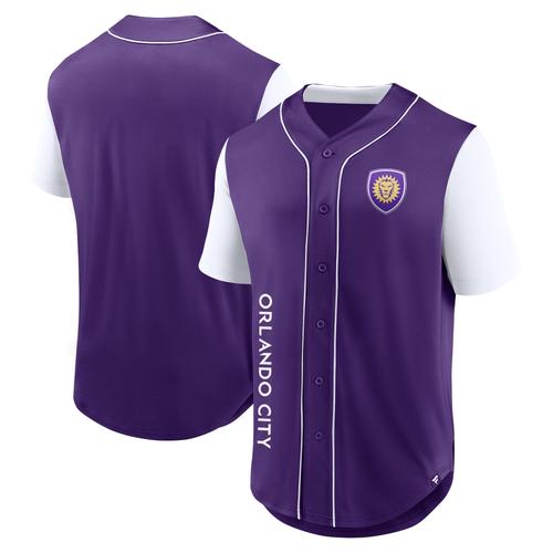 Lila Orlando City SC Balance Fashion Baseball-Trikot Fanatics für Herren