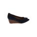 Clarks Wedges: Blue Shoes - Women's Size 6