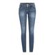 Timezone Slim EnyaTZ Damen blue royal wash, Gr. 31-32, Elasthan, Denim Hosen