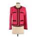 J.Crew Wool Blazer Jacket: Short Pink Solid Jackets & Outerwear - Women's Size 8