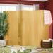 Bayou Breeze Siena Folding Room Divider Wood/Bamboo/Rattan in Brown | 72.25 H x 98 W x 1 D in | Wayfair C565D07E14714F89A5D37EF5952D1AC4