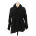Alfani Jacket: Mid-Length Black Print Jackets & Outerwear - Women's Size X-Large