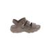 Skechers Sandals: Tan Print Shoes - Women's Size 7 - Open Toe