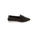 Attilio Giusti Leombruni Flats: Brown Print Shoes - Women's Size 38.5 - Almond Toe