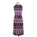 Rampage Clothing Company Casual Dress - Sheath Mock Sleeveless: Purple Dresses - Women's Size Medium