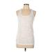 Next Level Apparel Sleeveless T-Shirt: White Tops - Women's Size Large