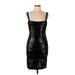 BCBGMAXAZRIA Cocktail Dress: Black Dresses - Women's Size Large