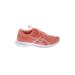 Asics Sneakers: Orange Color Block Shoes - Women's Size 5 1/2 - Almond Toe