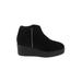 AQUATALIA Ankle Boots: Black Solid Shoes - Women's Size 5 - Round Toe