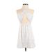 For Love & Lemons Casual Dress - A-Line Halter Sleeveless: White Dresses - New - Women's Size X-Small