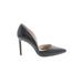 Louise Et Cie Heels: Pumps Stiletto Cocktail Party Black Print Shoes - Women's Size 6 - Pointed Toe