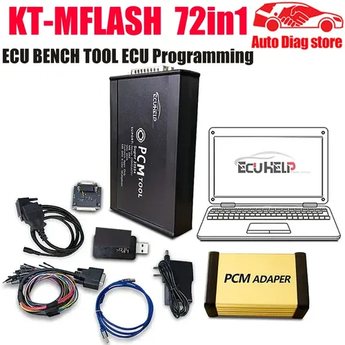 PCMFlash 72in1 72 in 1 ECU Programmierer Ecu Bank Werkzeug Online Kostenloser Software Update chip