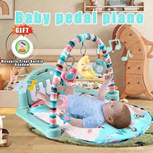 Verkauf neuer Babys pielzeug Musik Pedal Klavier 0-1 Jahre alt Neugeborenen Klavierspiel Pad