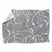 Red Barrel Studio® Silver florals Fleece Throw Blanket - Art Throws for Sofas or Beds | 60" x 80" | Wayfair 2C48275AB6D84E9D9BF5FBFDCE037C9D