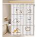 Trinx Thicked Polyester Shower Curtain, Water-Repellent, Mildew-Resistant, Machine Washable | 70.87 H x 59.06 W in | Wayfair