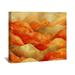 Wrought Studio™ Wavy Pattern Canvas Wrap - Visual Art Wall Decor | 20" H x 30" W x 3" D | Wayfair E4BD6B6179934CFB91A461F332A60DCE